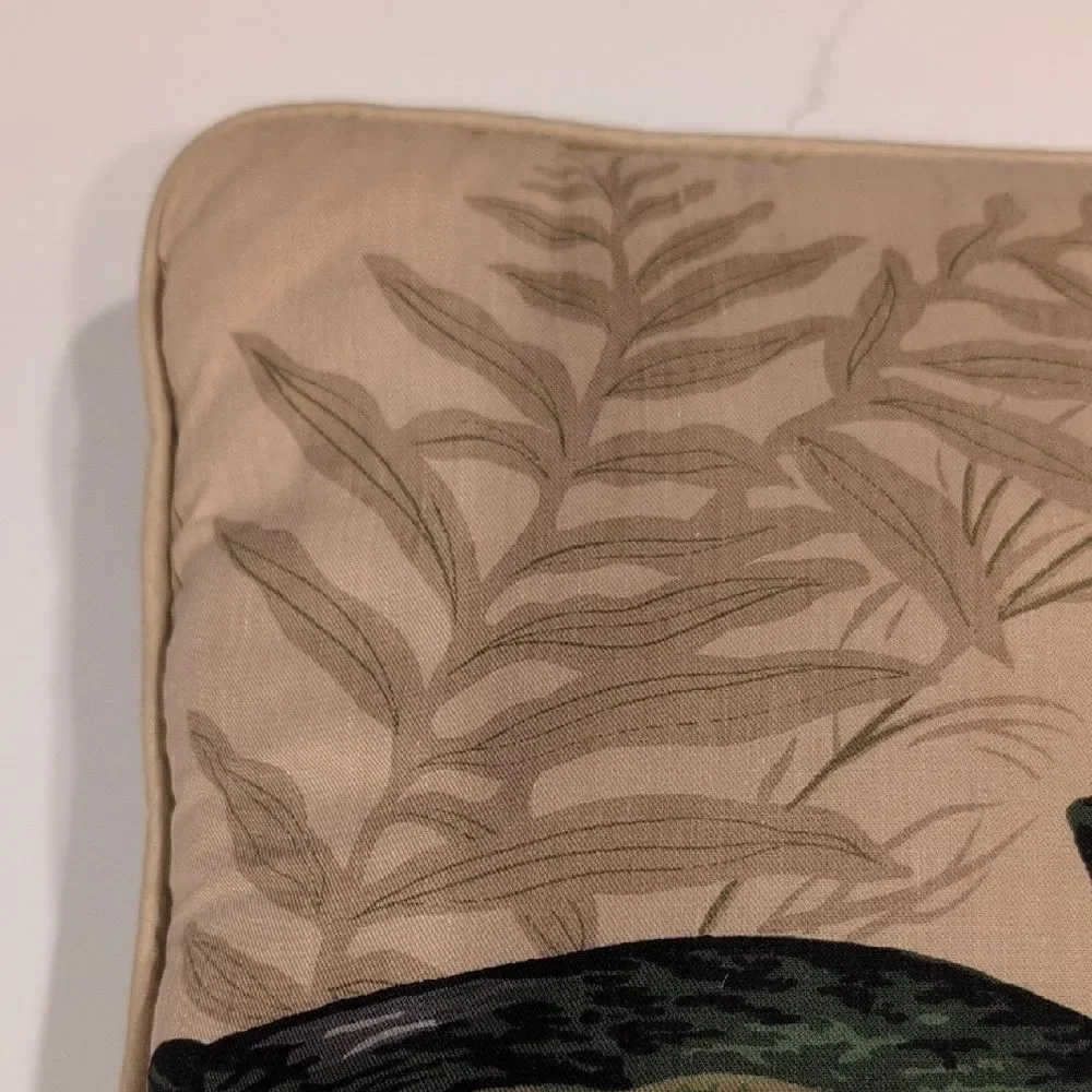 Red Breasted Merganser Decorative Pillow Rustic Cottage Lake Cabin